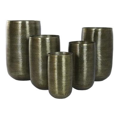 Home ESPRIT Koper Aluminium Modern 50 x 50 x 89 cm 51,5 x 51,5 x 91 cm (5 Stuks)