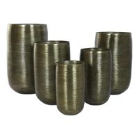 Home ESPRIT Koper Aluminium Modern 50 x 50 x 89 cm 51,5 x 51,5 x 91 cm (5 Stuks)