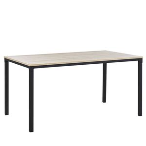 Beliani HOCKLEY - Eettafel-Lichte houtkleur-Vezelplaat