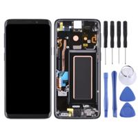 LCD-scherm en Digitizer volledige montage met Frame voor Galaxy S9 / G960F / G960F / DS / G960U / G960W / G9600(Black)
