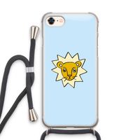 Kleine leeuw: iPhone 8 Transparant Hoesje met koord