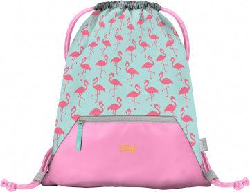 Baagl Gymtas Flamingo met Rits