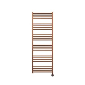 Crosswater MPRO Elektrische handdoekradiator - 140x50cm - 600 Watt - geborsteld brons MP48X1380BZELEC