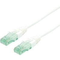 roline recycled material RJ45 (cross) Netwerkkabel Aansluitkabel CAT 6A U/UTP 0.3 m Wit