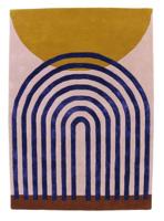 Finarte - Vloerkleed Atrium Wool Rug Pink-Gold - 140x200 cm
