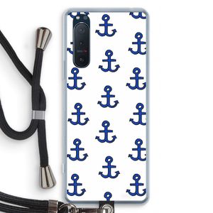 Ankers: Sony Xperia 5 II Transparant Hoesje met koord