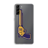 Pew Pew Pew: Samsung Galaxy S21 Plus Transparant Hoesje