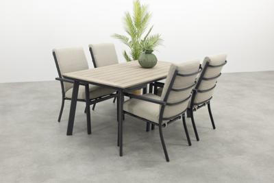 Sergio/Vigo 160x90 cm. tuinset 5-delig