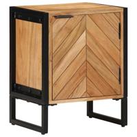 Nachtkastje Bruin 40 x 30 x 50 cm Massief acaciahout