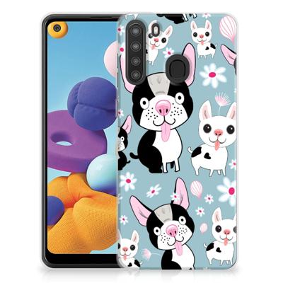 Samsung Galaxy A21 | TPU Hoesje | Hondjes