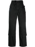 032c pantalon Double Shift en coton - Gris