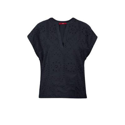 s.Oliver fijngebreid T-shirt marine