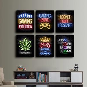 Posters - HOUSE OF GAMING / set van 6