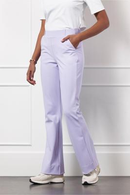 Studio Anneloes Flair Bonded Trousers 12654 Flared 4800 Light Lila