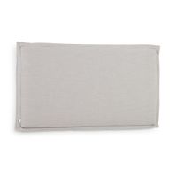 Kave Home Hoofdbord 'Tanit' 206 x 106cm, kleur Grijs