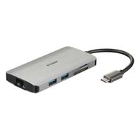 Hub USB C D-Link DUB-M810 Zilverkleurig