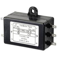 TRU COMPONENTS TC-10471952 Netfilter 250 V/AC 10 A 0.3 mH (l x b x h) 68 x 50 x 25 mm 1 stuk(s) - thumbnail