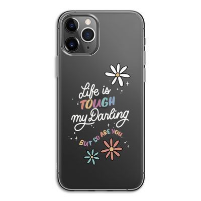 Tough Life: iPhone 11 Pro Transparant Hoesje