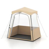 Sporttent Transparant Tent met Duidelijk Zicht & Robuust Frame & Draagtas 183 x 135 x 175 cm