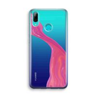 Paarse stroom: Huawei P Smart (2019) Transparant Hoesje