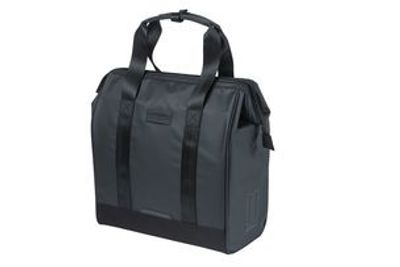 Basil grand tarpaulin fietsshopper zwart