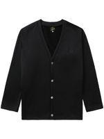 Needles cardigan à logo brodé - Noir