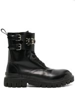 Philipp Plein bottines Gothic Plein en cuir - Noir - thumbnail