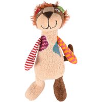 Hondenspeelgoed knuffel Cheery Leeuw 26 x 8 x 32 cm Flamingo Beige - thumbnail