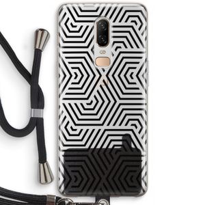 Magic pattern: OnePlus 6 Transparant Hoesje met koord