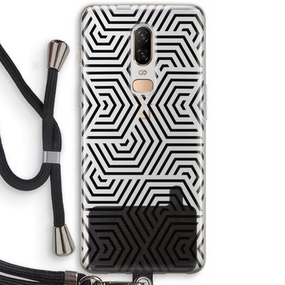 Magic pattern: OnePlus 6 Transparant Hoesje met koord
