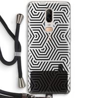 Magic pattern: OnePlus 6 Transparant Hoesje met koord