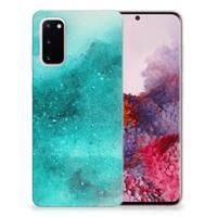 Smartphone hoesje Samsung Galaxy S20 Painting Blue