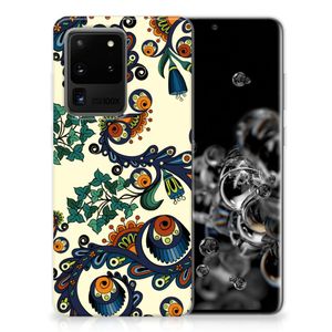 Siliconen Hoesje Samsung Galaxy S20 Ultra Barok Flower