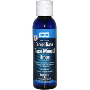 Liquimins, ConcenTrace, Trace Mineral Drops (118 ml) - Trace Minerals Research