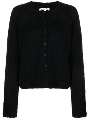 Reformation cardigan Clara à col rond - Noir