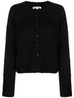 Reformation Clara crew neck cardigan - Noir - thumbnail