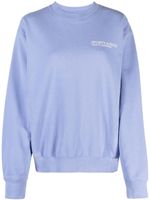Sporty & Rich sweat à manchettes - Bleu