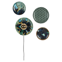 Bold Monkey Wandlamp Set van 4 No Food Here Hexagon - thumbnail