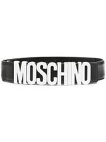 Moschino ceinture à boucle logo - Noir - thumbnail