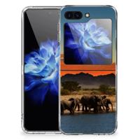 Samsung Galaxy Z Flip 5 | TPU Hoesje | Olifanten
