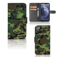 iPhone 12 | 12 Pro (6.1") | Telefoon Hoesje | Army Dark