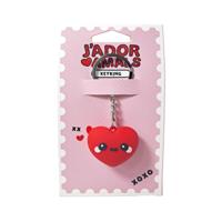 J&apos;Adoramals Hart 3D PVC Sleutelhanger
