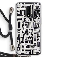 Moroccan Print: OnePlus 7 Transparant Hoesje met koord