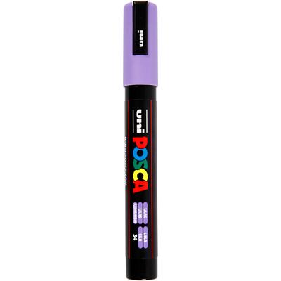 Uni-Posca Posca marker, afm pc-5m, lijndikte 2,5 mm, medium, lilac, 1 stuk