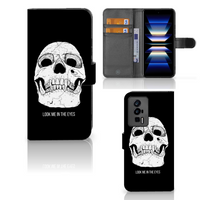 Telefoonhoesje met Naam Xiaomi Poco F5 Pro Skull Eyes - thumbnail