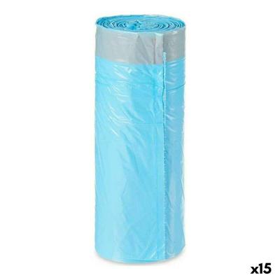 Vuilniszakken Blauw Polyethyleen 30 L 15 Stuks