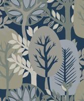 Decoprint Antibes Behang abstracte bomen - AN28284