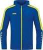 JAKO 6823D Jas Met Kap Power Dames - Royal/Citroen - 44
