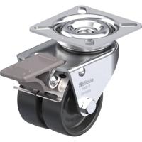 Blickle LDA-POA 50G-FI Dubbel zwenkwiel Wieldiameter: 50 mm Draagvermogen (max.): 80 kg 1 stuk(s)