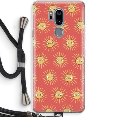 Zon: LG G7 Thinq Transparant Hoesje met koord